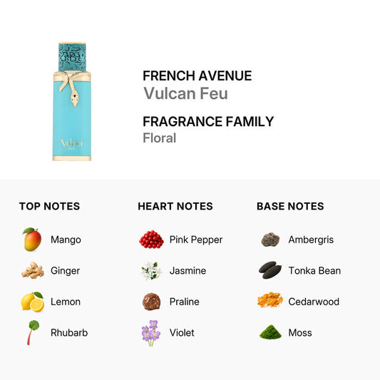 French Avenue Unisex Vulcan Feu EDP