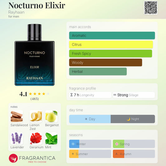 Rayhaan Men's Nocturno Elixir